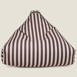 Kaikoo Grey and Cream Cord Sumo Tripod Bean Bag - Wilko - thumbnail 6