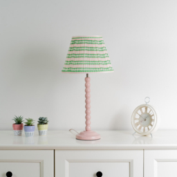 ValueLights Pink Aztec Shade Bobbins Rose Pink LED Table Lamp - Size: 52 x 27 x 27cm - Wilko - thumbnail 6