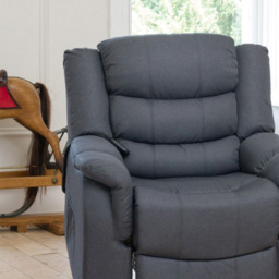 Artemis Home Colfax Dark Grey Massage and Heat Electric Recliner Chair - Size: Single - Wilko - thumbnail 3