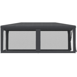 vidaXL 3 x 6m Anthracite Party Tent with Mesh Sidewalls - Grey - Wilko - thumbnail 5