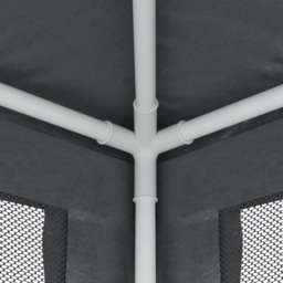 vidaXL 3 x 6m Anthracite Party Tent with Mesh Sidewalls - Grey - Wilko - thumbnail 7