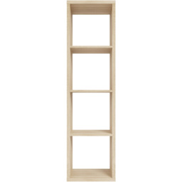 Florence Mauro 4 Shelf Sonoma Oak Bookshelf - Brown - Wilko - thumbnail 4