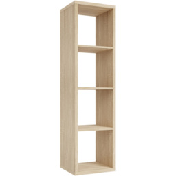 Florence Mauro 4 Shelf Sonoma Oak Bookshelf - Brown - Wilko - thumbnail 3