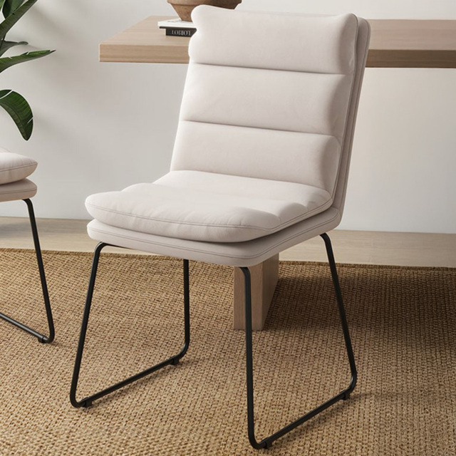 Costway White Upholstered Accent Chair - Size: Single - Wilko - image 1
