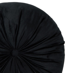 Divante Round Velvet Cushion Black - Wilko - thumbnail 5