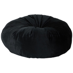 Divante Round Velvet Cushion Black - Wilko - thumbnail 4