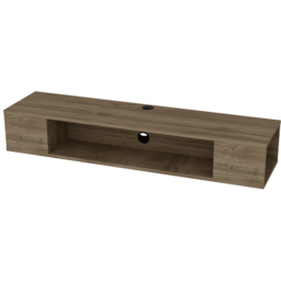Decorotika Peti Oud Floating TV Unit - Size: 23 x 135 x 35.2cm - Brown - Wilko - thumbnail 6