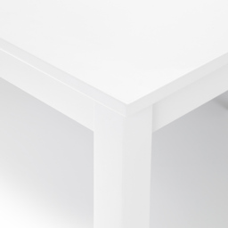 Julian Bowen Taku 4 Seater Satin White Dining Table - Wilko - thumbnail 5