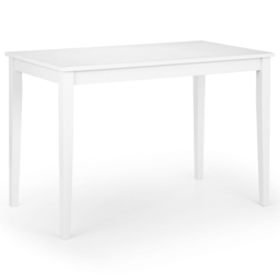 Julian Bowen Taku 4 Seater Satin White Dining Table - Wilko - thumbnail 3