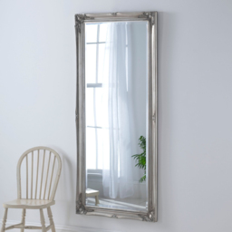 Yearn Silver French Style Carved Full Length Bevelled Mirror 166 x 75cm - Wilko - thumbnail 3