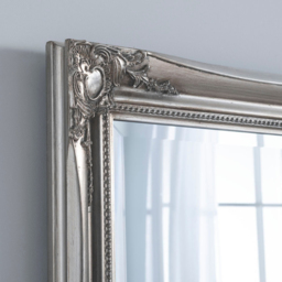Yearn Silver French Style Carved Full Length Bevelled Mirror 166 x 75cm - Wilko - thumbnail 4