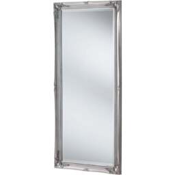 Yearn Silver French Style Carved Full Length Bevelled Mirror 166 x 75cm - Wilko