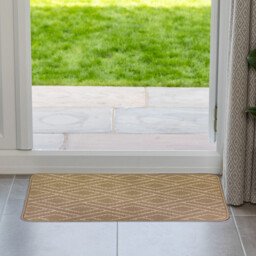 Loop Geo Mat - Brown - Wilko - thumbnail 3