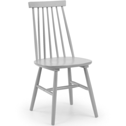 Julian Bowen Alassio Set of 2 Grey Dining Chair - Wilko - thumbnail 4
