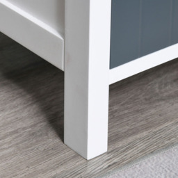 Portland 3 Drawer White and Grey Storage Unit - Size: 3 Drawers - Multi - Wilko - thumbnail 4