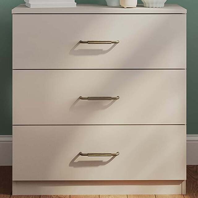 Eloise 3 Drawer Cashmere Chest of Drawers - Wilko - image 1