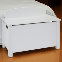 Liberty House Toys Kids White Toy Box - Size: 47.5 x 68 x 37.5cm - Wilko - thumbnail 1