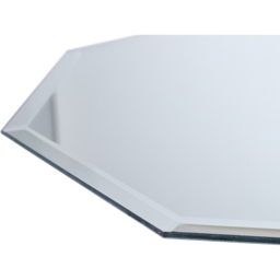 Living and Home Wall Mounted Vanity Mirror with Bevelled Edge 60 x 40cm - White - Wilko - thumbnail 6