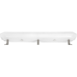 Cosylyte Leverton 3 Light Modern Ribbed Glass Spotlight - Size: 52 x 19 x 14.5cm - White - Wilko - thumbnail 6