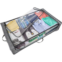 Liberty House Toys Underbed Storage Cart with Wheels 2 Pack - Size: 18 x 74 x 43cm - Grey - Wilko - thumbnail 4
