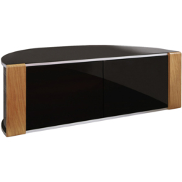 MDA Designs Sirius 1200 2 Door Walnut and Oak TV Cabinet - Size: 44 x 120 x 51cm - Multi - Wilko - thumbnail 6