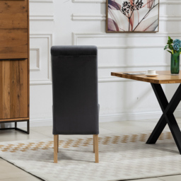 Artemis Home Rimini Set of 2 Grey Velvet Fabric Dining Chair - Wilko - thumbnail 7