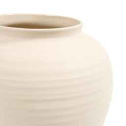 Textured Stone Vase Neutral - Wilko - thumbnail 4