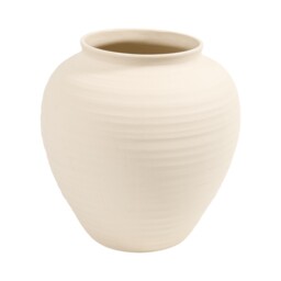 Textured Stone Vase Neutral - Wilko - thumbnail 3