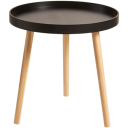 Home Source Marlow Black Accent Side Table - Size: 50 x 50 x 50cm - Wilko - thumbnail 3