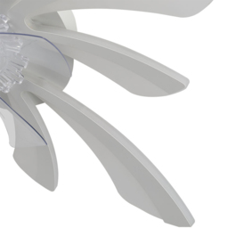 Living and Home White Ceiling Fan Light with Remote Control and Bluetooth 30 inch - Size: 20 x 78 x 78cm - Wilko - thumbnail 5