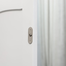 Kleankin Single Door Single Drawer White Tall Floor Cabinet - Size: 34 x 30 x 163cm - Wilko - thumbnail 4