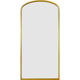 The Angustus Gold Arched Leaner Wall Mirror 170 x 85cm - MirrorOutlet - Wilko