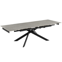 DS Living Zaira 6 Seater Dining Table Grey Concrete - Wilko - thumbnail 3