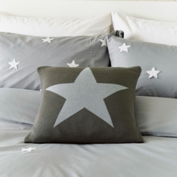 Helena Springfield Star Knit Grey Cushion 45 x 45cm - Wilko - thumbnail 3