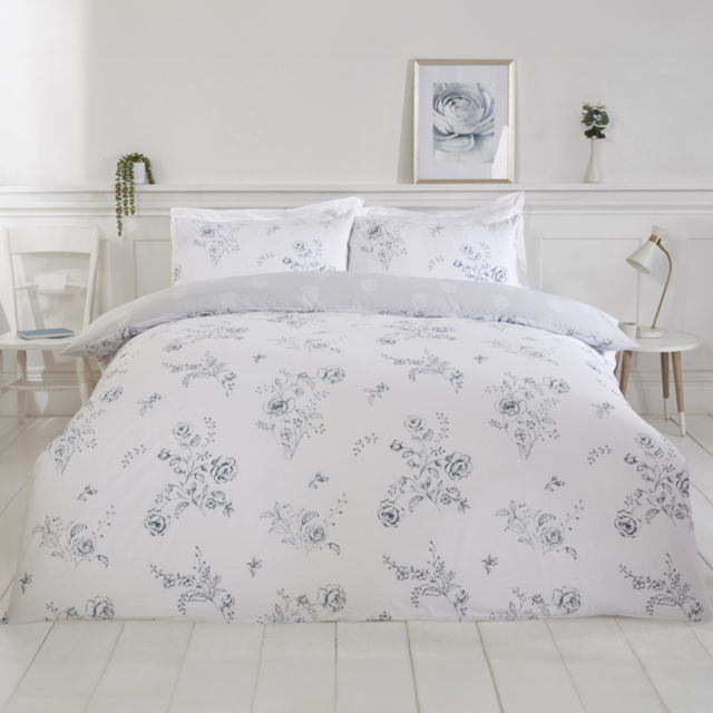 Rapport Home PH Sadie King Size Royal Blue Duvet Set - Wilko - image 1