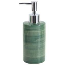 Ceramic Glaze Soap Dispenser Green - Wilko - thumbnail 1