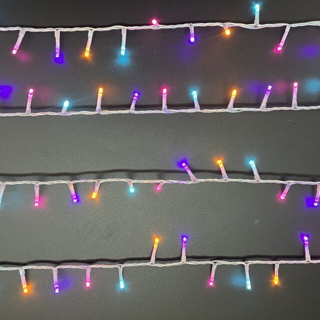 Compact LED Light Chain Rainbow 2000 - Noel - Wilko - image 1