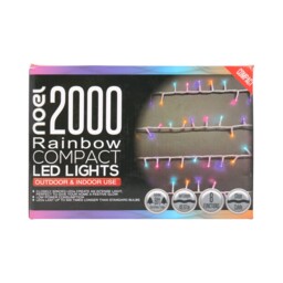 Compact LED Light Chain Rainbow 2000 - Noel - Wilko - thumbnail 2