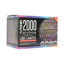 Compact LED Light Chain Rainbow 2000 - Noel - Wilko - thumbnail 4