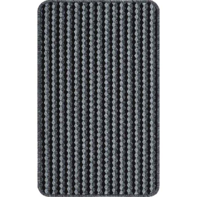 Desire Rugs Eden Anthracite Non Slip Door Mat 90 x 150cm - Black - Wilko - image 1