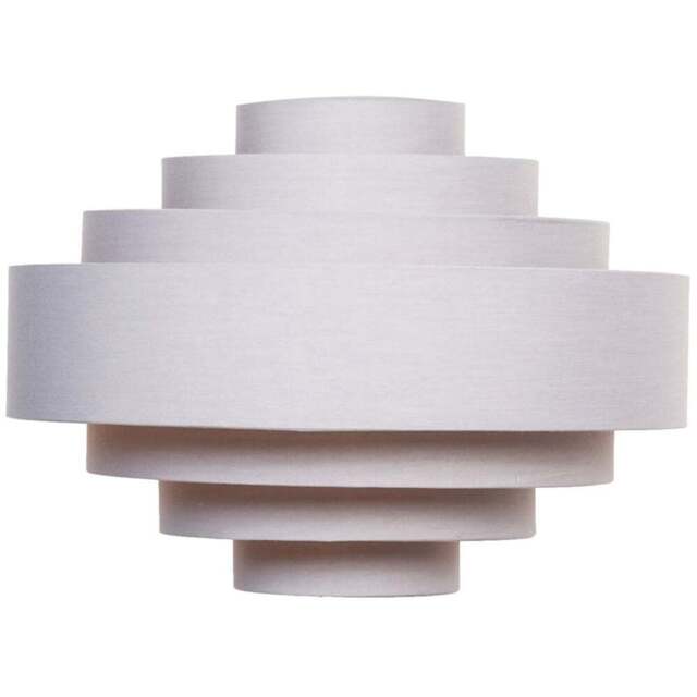 ValueLights Sette 7 Layer Grey with Copper Inner Pendant Shade 45cm - Size: 45 x 33 x 45cm - Wilko - image 1