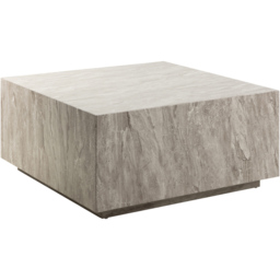 Florence Dice Grey Marble Square Coffee Table - Size: 42 x 90 x 90cm - Furniture To Go - Wilko - thumbnail 3