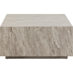 Florence Dice Grey Marble Square Coffee Table - Size: 42 x 90 x 90cm - Furniture To Go - Wilko - thumbnail 4