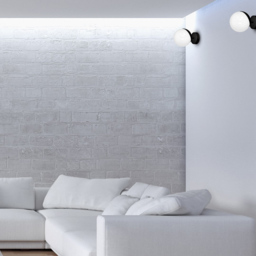 Milagro Sfera Black Wall Lamp 230V - Size: 20 x 15 x 15cm - Wilko - thumbnail 6