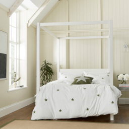 Helena Springfield Tufted Star King Size Green Reversible Duvet Set - Wilko - thumbnail 5