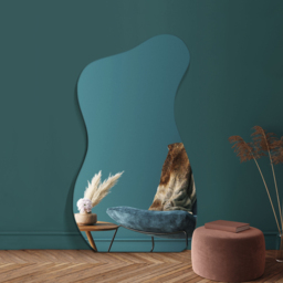 MirrorOutlet The Lacuna Frameless Pond Wall Mirror 140 x 60cm - Clear - Wilko - thumbnail 7