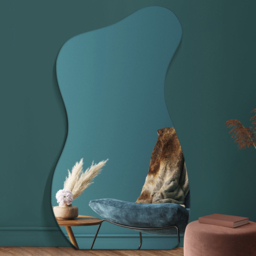 MirrorOutlet The Lacuna Frameless Pond Wall Mirror 140 x 60cm - Clear - Wilko - thumbnail 3