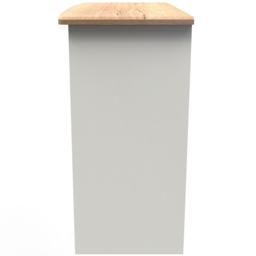 Crowndale Victoria 3 Drawer Cream Ash and Oak Vanity Unit - Size: 41.5 x 95 x 79.5cm - Wilko - thumbnail 4