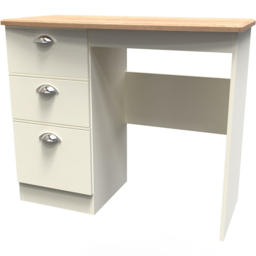 Crowndale Victoria 3 Drawer Cream Ash and Oak Vanity Unit - Size: 41.5 x 95 x 79.5cm - Wilko - thumbnail 5