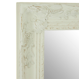 Premier Housewares Andrey White or Brushed Gold Finish Wall Mirror - Size: 170 x 80cm - Wilko - thumbnail 4